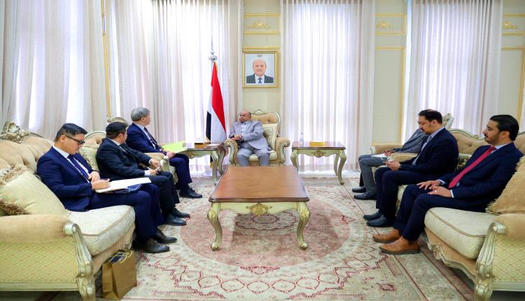 عضو مجلس القيادة الخنبشي يبحث مع السفير الكوري تعزيز التعاون ودعم جهود التنمية والاستقرار