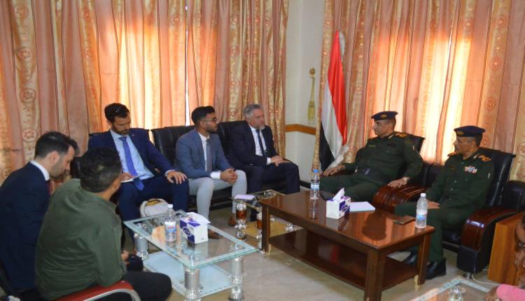 تعز.. سفير الإتحاد الأوروبي يزور إدارة عام الشرطة ويطلع على التدخلات التي يقدمها الاتحاد الأوروبي