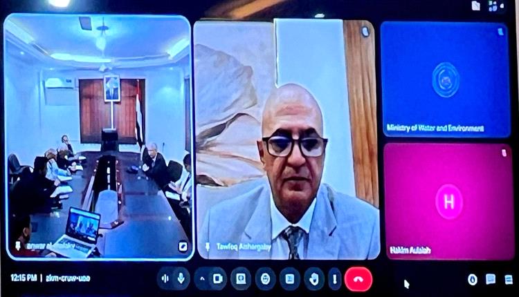 الوزير الشرجبي يبحث مع السفير الألماني تعزيز الشراكة في قطاع المياه والبيئة ودعم التكيف المناخي