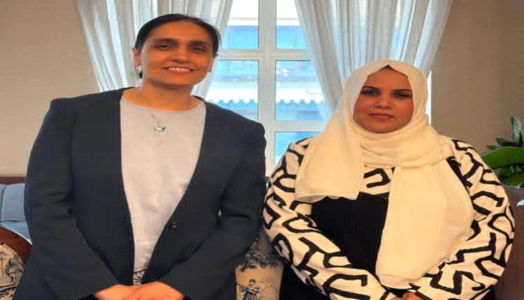 وزيرة الدولة تلتقي السفيرة البريطانية