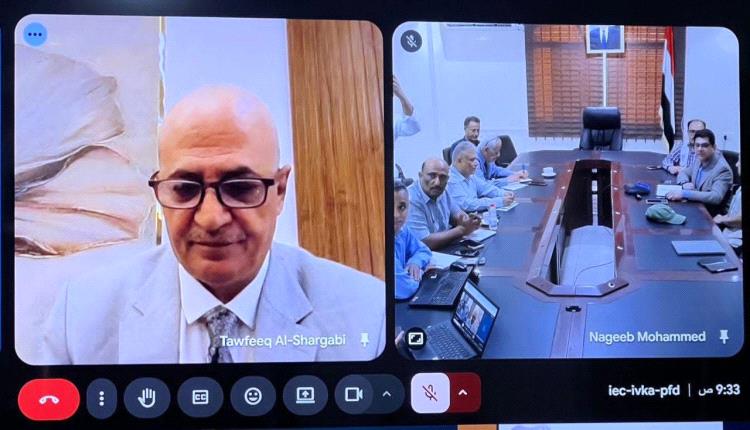 وزير المياه يناقش مع المدير الاقليمي لمكتب اليونبس الترتيبات الجارية لعقد مؤتمر المياه والإصحاح البيئي في عدن