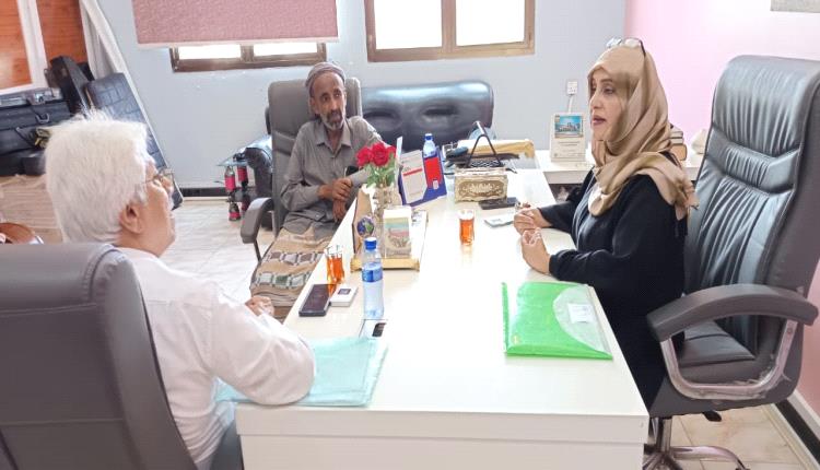 المشجري وكتبي يناقشان التنسيق المشترك بين مكتبي الثقافة والسياحة في العاصمة عدن