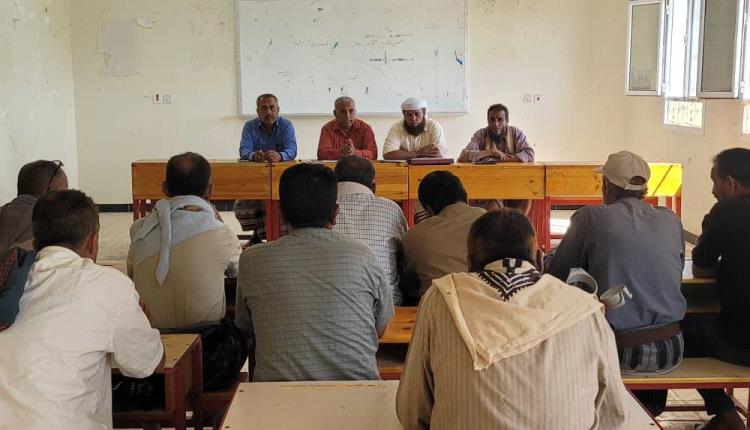 مكتب تربية لودر يعقد اجتماعه الدوري لمناقشة سير اختبارات الفصل الدراسي الثاني