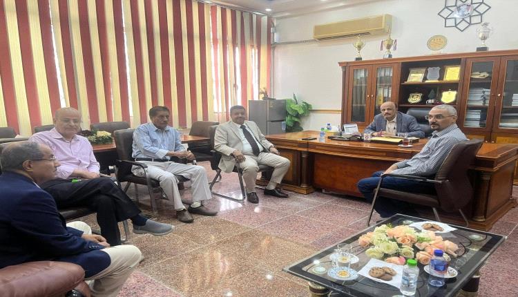 المستشار الثقافي بالسودان يبحث مع جامعة عدن والمجلس الطبي إجراءات الامتياز ومزاولة المهنة