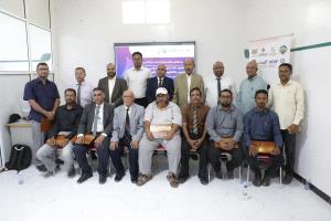 الوكيل بارباع يشهد اختتام دورة التبريد والتكييف بكلية المجتمع بسيئون