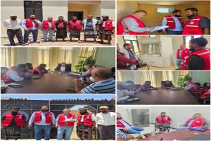 بحضور أمين عام محلي أبين.. الهلال الأحمر اليمني فرع أبين يبحث تعزيز قدرات مؤسسة المياه وتأهيل حقل زنجبار