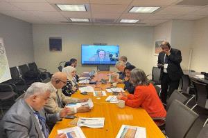 وزيرا المياه والتخطيط يبحثان مع فريق البنك الدولي دراسات مشروع تحلية مياه مدينة عدن