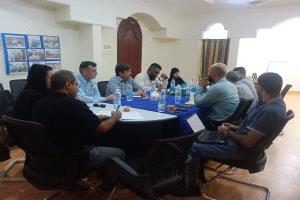 مكتب تنسيق الأعمال المتعلقة بالألغام (YMACC) يعقد اجتماعه الدوري الشهري بالشركاء المنفذين وأصحاب المصلحة