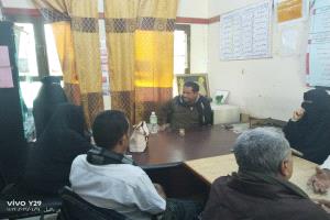 مدير عام خنفر يتفقد مجمع أروى للبنات بالكود ويطلع على سير العملية التعليمية