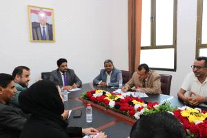 وزير التعليم الفني يبحث مع المنظمة الدولية للهجرة تعزيز التعاون المشترك عدن