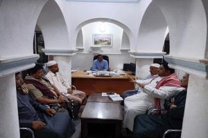 مدير عام تريم يلتقي مدير الوحدة التنفيذية للإنشاءات والمشاريع للاتصالات بالوادي والصحراء ويبحثان تعزيز خدمات شبكة الفورجي