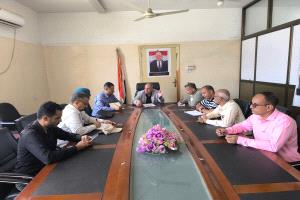 وكيل أول محافظة تعز يبحث مع منظمة 