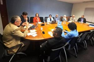 الزوبة وباسلمة يبحثان مع البنك الدولي دعم تمكين السلطة المحلية في اليمن