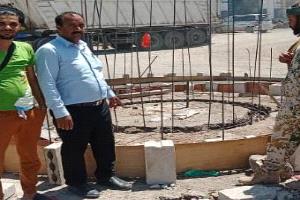 مدير عام قعطبة بكر الشاعري يتفقد عمل مشروع جولة بنك تمكين في سهدة بمدينة قعطبة