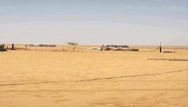سقوط صاروخ حوثي بالقرب من مطارح الريان القبلية في الجوف