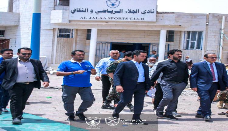 زيارة استثنائية للرئيس الفخري تعيد الأمل لنادي الجلاء