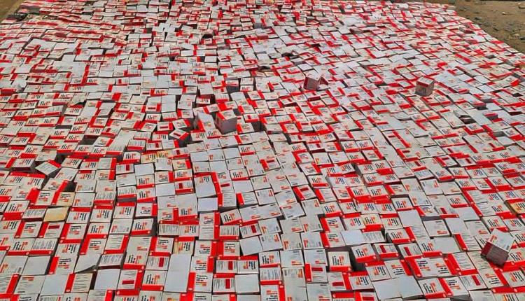 بعملية أمنية نوعية.. قوات طوق العاصمة عدن تضبط نحو 400 ألف قرص من البريجابالين في نقطة العلم