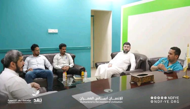استشاري جراحة القلب الدكتور حسين العمودي في زيارة لمؤسسة نهد التنموية