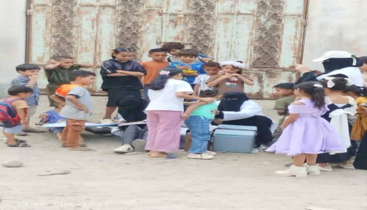 اختتام حملة مصغرة للتحصين ضد الحصبة في سبع مديريات عالية الخطورة