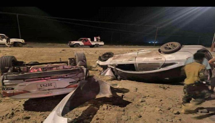 حادث مروري مروع في البريقة يخلف وفيات وجرحى.