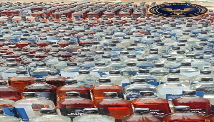 قوات الأمن الوطني تضبط كميات كبيرة من الخمور في لحج