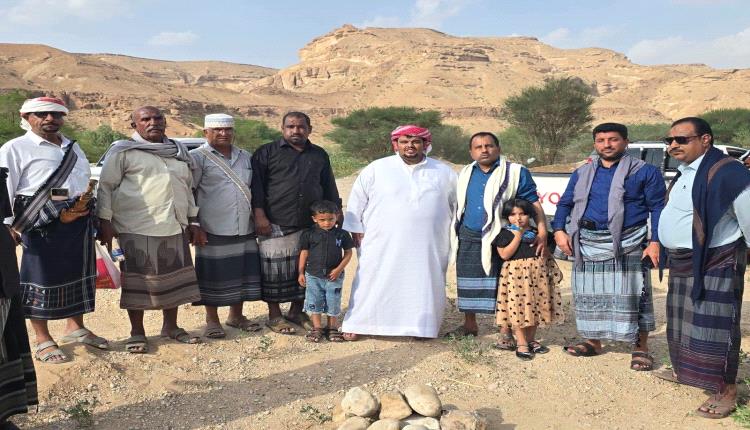 شبوة..وضع حجر الأساس لمشروع حفر بئر مياه «عميق –  الكريف – الركح» بمديرية جردان