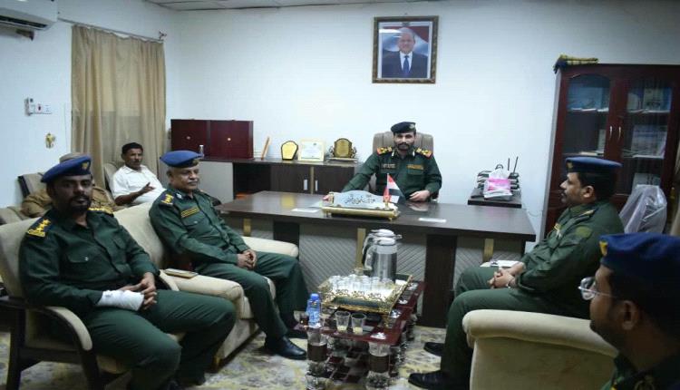 الإدارة العامة للأمن والشرطة بحضرموت الوادي والصحراء تكرّم مدير إدارة البحث الجنائي ومدير مصلحة الاصلاح والتأهيل ومدير شرطة مديرية حريضه