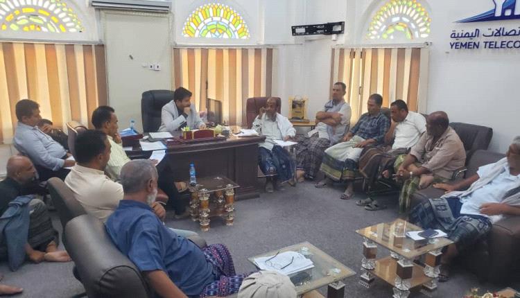 مدير اتصالات ساحل حضرموت يوجه برفع كفاءة الفرق الفنية ومعالجة الأعطال لتحسين الخدمات للمواطنين