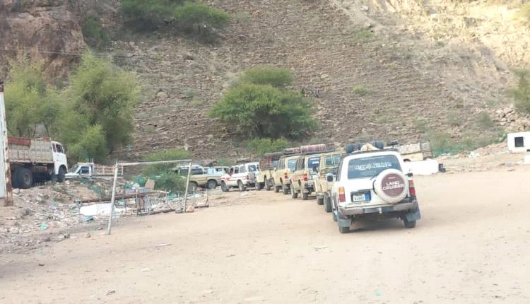 انقطاع شبه كامل لحركة المواصلات بين مديريات أبين جراء تفاقم أزمة الغاز