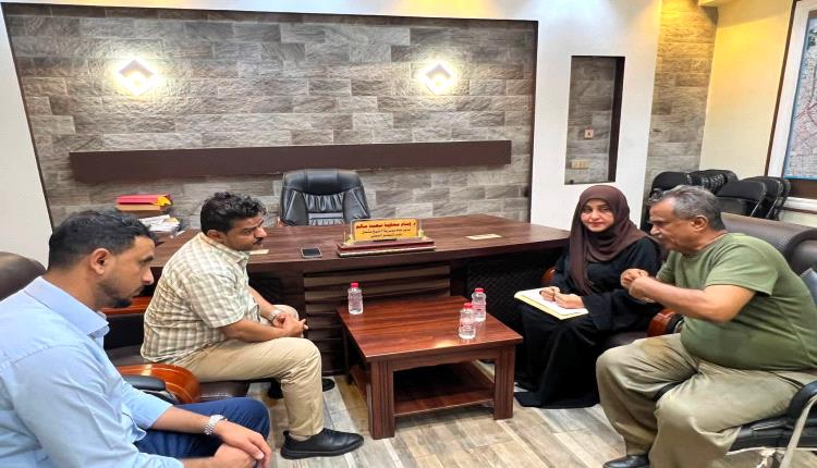 معاوية والمشجري يبحثان تعزيز التنسيق الثقافي في الشيخ عثمان