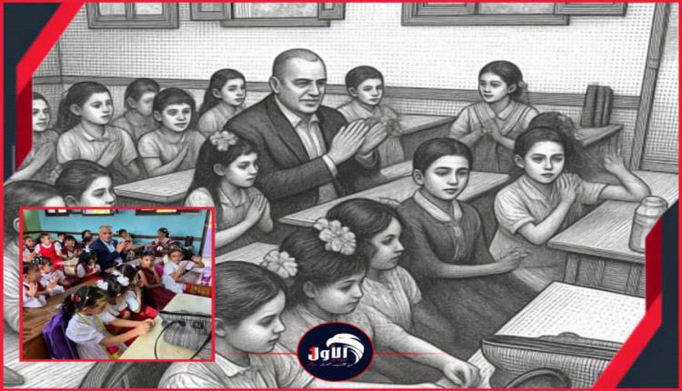 صورة بـ(ألف كلمة).. لفتة إنسانية لوزير التربية والتعليم (العبادي)
