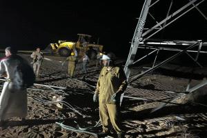 عودة تدريجية لكهرباء مأرب بعد تعرضها للتخريب