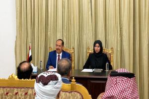 وزيرة الخارجية تلتقي أبناء الجالية اليمنية في مملكة البحرين