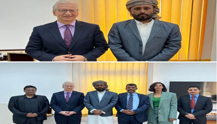 بن حبريش يلتقي سفير ألمانيا في الرياض ويبحثان التجربة الاتحادية وتعزيز التعاون المشترك