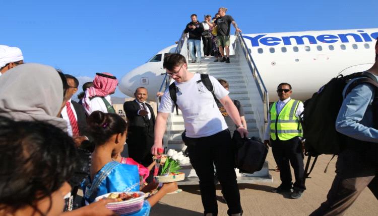 تدشين أول رحلة دولية بين جدة وسقطرى عبر اليمنية