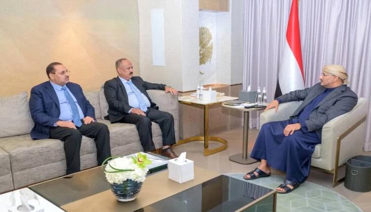 عضو مجلس القيادة طارق صالح يلتقي وزيري النقل وشؤون مجلسي النواب والشورى