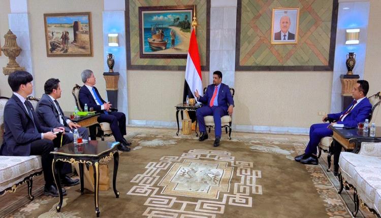 وزير التعليم الفني يبحث مع السفير الكوري تعزيز التعاون لتطوير القطاع في اليمن