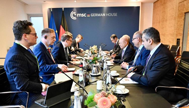 العليمي يبحث مع وزير الخارجية الألماني العلاقات الثنائية وسبل حشد الدعم الدولي للإصلاحات الحكومية