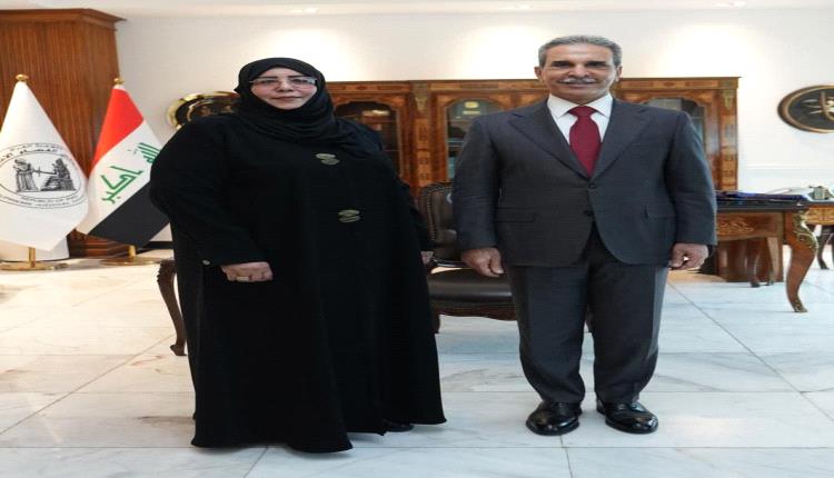 العلواني تبحث مع مجلس القضاء الأعلى العراقي سبل التعاون القضائي العربي