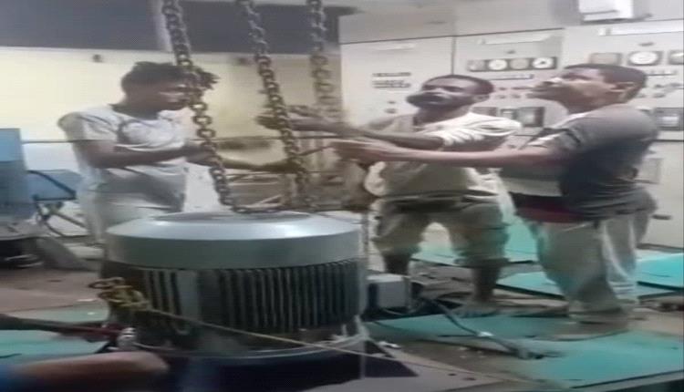 مؤسسة مياه عدن تواصل صيانة مضخة عمر المختار وتؤكد الحاجة لإعادة تأهيل أربع مضخات رئيسية