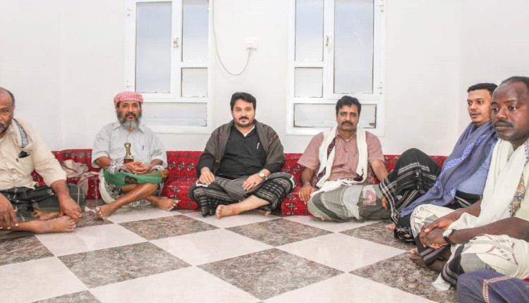 قائد لواء بارشيد يلتقي مشايخ "الباصبار" لتعزيز الأمن في غرب حضرموت