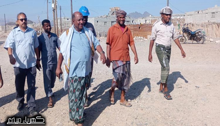 بامزاحم يدشن رسمياً إدخال ميفع في منظومة كهرباء ساحل حضرموت