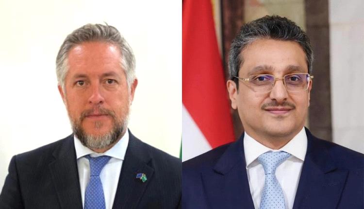 الوزير دماج يبحث مع سفير الاتحاد الأوروبي سبل تعزيز التعاون الثقافي والسياحي