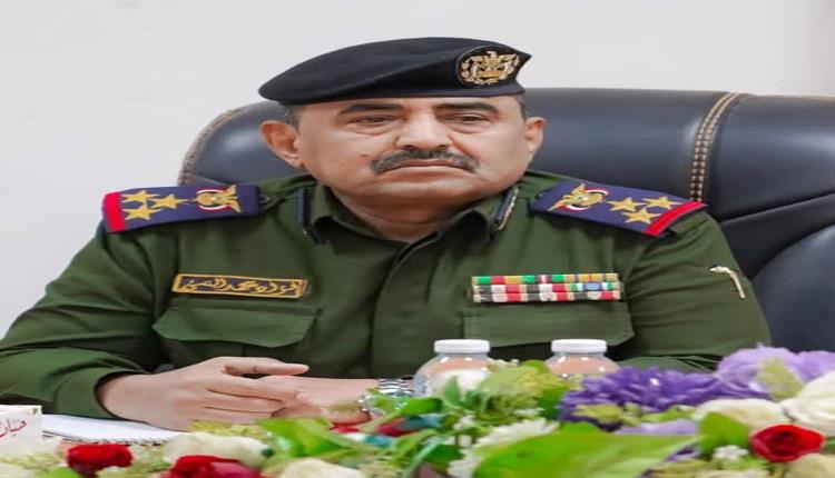 مدير عام شرطة شبوة يعزي العقيد مظلي سالم طالب الكوردي