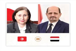 رئيس الوزراء وزير الخارجية يتلقى برقية تهنئة من رئيسة الحكومة التونسية