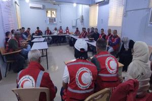 الهلال الأحمر اليمني فرع عدن يفتتح اجتماعه السنوي لمنسقي إدارة الكوارث وغرف العمليات