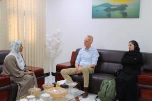 خبيرة UNDP ميساء عدنان تزور الجهاز المركزي للإحصاء في عدن