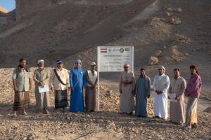 مدير عام شبام يدشّن تنفيذ مشروع مياه ممول من العون المباشر بالطاقة الشمسية