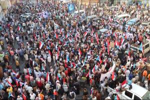 تظاهرات حاشدة في عدن والمكلا دعماً للقضية الجنوبية