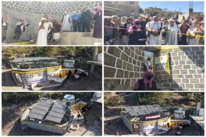 مؤسسة رسالتي لتنمية المرأة تسلّم مشروع إعادة تأهيل بئر عود لمدير عام مديرية المسراخ